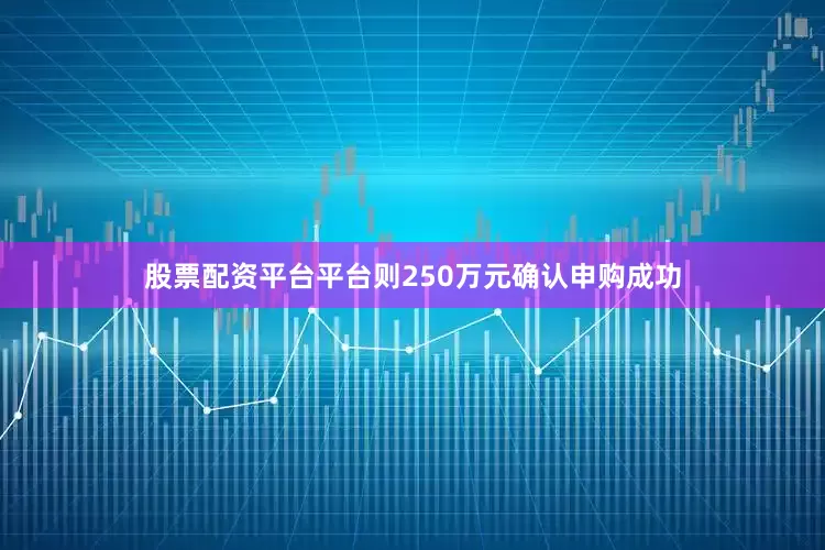 股票配资平台平台则250万元确认申购成功